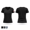 Second battalion first marines CAAT Red Women's Short Sleeve V-neck Shirt - 1