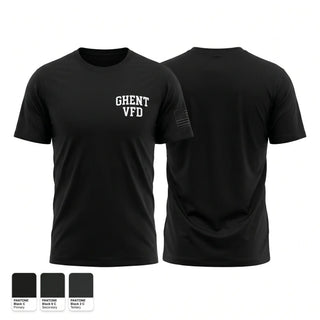 Old School Cotton Feel Shirt, Ghent VFD, Fire Department, Teamtime, Team time, sublimation, custom sports apparel, team uniforms, spirit wear, spiritwear, sports uniforms, custom shirts, team store, custom team store, fundraiser sports, apparel fundraiser