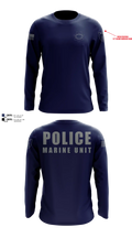 Sacramento Police Marine Unit Long Sleeve Performance Shirt - 6