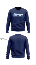 Shoreline Breakers 12u Royal Crew Neck Sweatshirt - 3