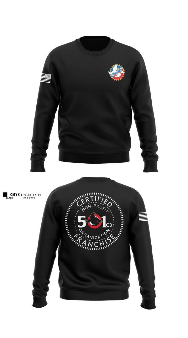 Crew Neck Sweatshirt, Sioux Empire Ghostbusters, , Teamtime, Team time, sublimation, custom sports apparel, team uniforms, spirit wear, spiritwear, sports uniforms, custom shirts, team store, custom team store, fundraiser sports, apparel fundraiser