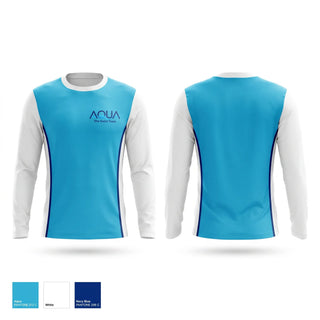 Long Sleeve Performance Shirt, Aqua the Swim Team, Swimming, Teamtime, Team time, sublimation, custom sports apparel, team uniforms, spirit wear, spiritwear, sports uniforms, custom shirts, team store, custom team store, fundraiser sports, apparel fundraiser