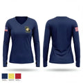 Georgia Department of Public Safety 90457574 Women's Long Sleeve V-neck Shirt - 1