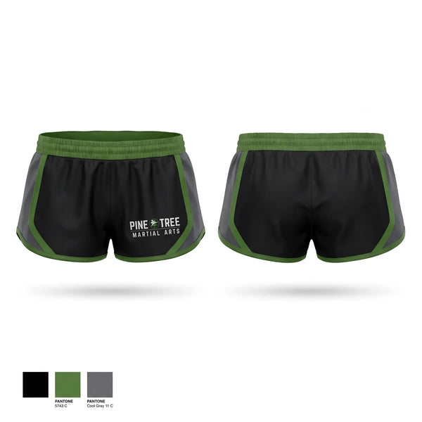 Womens Shorts, Pine Tree Martial Arts, , Teamtime, Team time, sublimation, custom sports apparel, team uniforms, spirit wear, spiritwear, sports uniforms, custom shirts, team store, custom team store, fundraiser sports, apparel fundraiser