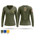 Littleton NH Police Department 27465082 Women's Long Sleeve V-neck Shirt - 1