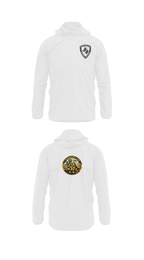 Windbreaker, 412th Military Working Dog, Air Force, Teamtime, Team time, sublimation, custom sports apparel, team uniforms, spirit wear, spiritwear, sports uniforms, custom shirts, team store, custom team store, fundraiser sports, apparel fundraiser