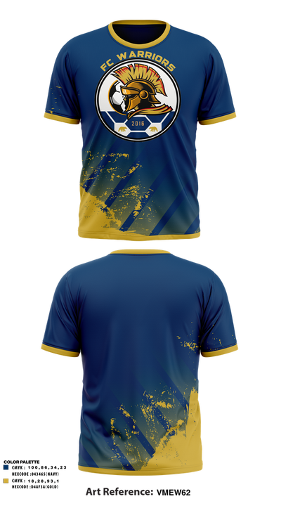 FC Warriors 7302524 Short Sleeve Performance Shirt - 1
