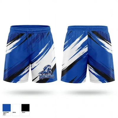 Hi-Line Mustangs 26646275 Athletic Shorts With Pockets - 1