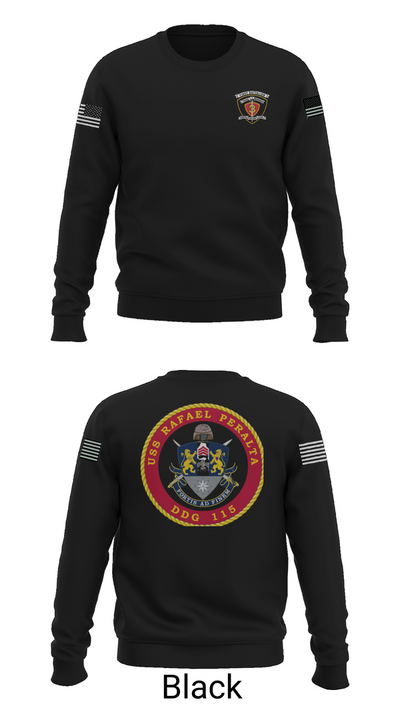 USS Rafael Peralta DDG 115 35678200 Crew Neck Sweatshirt - 24