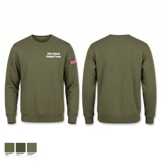 Crew Neck Sweatshirt, 12th Littoral Combat Team, Marines, Teamtime, Team time, sublimation, custom sports apparel, team uniforms, spirit wear, spiritwear, sports uniforms, custom shirts, team store, custom team store, fundraiser sports, apparel fundraiser