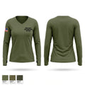 Murfreesboro Police Department U.A.S. Team Women's Long Sleeve V-neck Shirt - 1