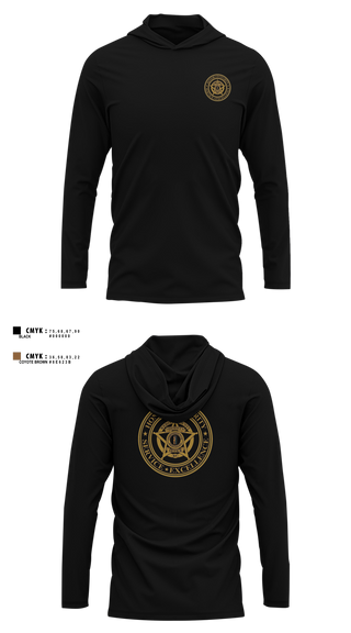 Long Sleeve Performance Shirt with hood, Webster County Sheriff's Office, Police, Teamtime, Team time, sublimation, custom sports apparel, team uniforms, spirit wear, spiritwear, sports uniforms, custom shirts, team store, custom team store, fundraiser sports, apparel fundraiser
