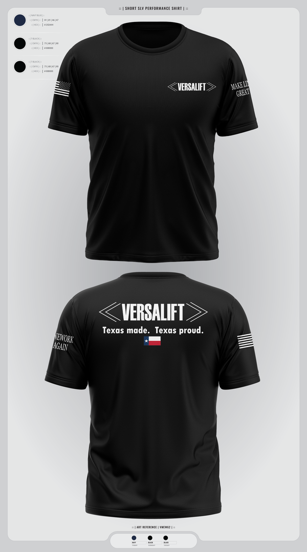 Short Sleeve Performance Shirt, Versalift, , Teamtime, Team time, sublimation, custom sports apparel, team uniforms, spirit wear, spiritwear, sports uniforms, custom shirts, team store, custom team store, fundraiser sports, apparel fundraiser