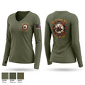 Co 3 Women's Long Sleeve V-neck Shirt - 1