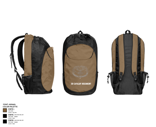 Gear Bag, 3d Cavalry Regiment, Army, Teamtime, Team time, sublimation, custom sports apparel, team uniforms, spirit wear, spiritwear, sports uniforms, custom shirts, team store, custom team store, fundraiser sports, apparel fundraiser