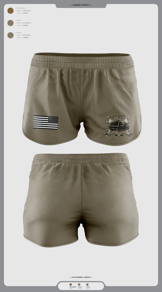 Ranger Panties, 206th MST, , Teamtime, Team time, sublimation, custom sports apparel, team uniforms, spirit wear, spiritwear, sports uniforms, custom shirts, team store, custom team store, fundraiser sports, apparel fundraiser
