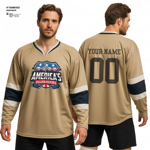 Hockey Jersey, Fallen Heroes, Ice Hockey, Teamtime, Team time, sublimation, custom sports apparel, team uniforms, spirit wear, spiritwear, sports uniforms, custom shirts, team store, custom team store, fundraiser sports, apparel fundraiser
