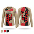 Honey badgers Women's Long Sleeve V-neck Shirt - 1