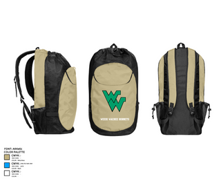 Gear Bag, Weeki Wachee Hornets, Women's Soccer, Teamtime, Team time, sublimation, custom sports apparel, team uniforms, spirit wear, spiritwear, sports uniforms, custom shirts, team store, custom team store, fundraiser sports, apparel fundraiser