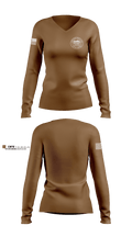 SHERIFF 52417014 Women's Long Sleeve V-neck Shirt - 1