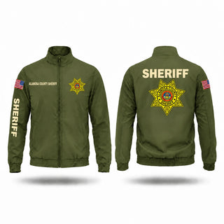 Windbreaker, Alamosa County Sheriff's Office, Police, Teamtime, Team time, sublimation, custom sports apparel, team uniforms, spirit wear, spiritwear, sports uniforms, custom shirts, team store, custom team store, fundraiser sports, apparel fundraiser