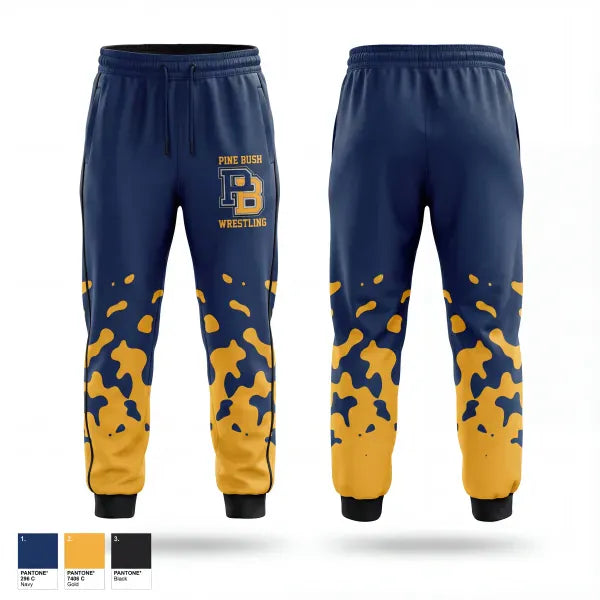 Sweatpants, Pine Bush, Wrestling, Teamtime, Team time, sublimation, custom sports apparel, team uniforms, spirit wear, spiritwear, sports uniforms, custom shirts, team store, custom team store, fundraiser sports, apparel fundraiser