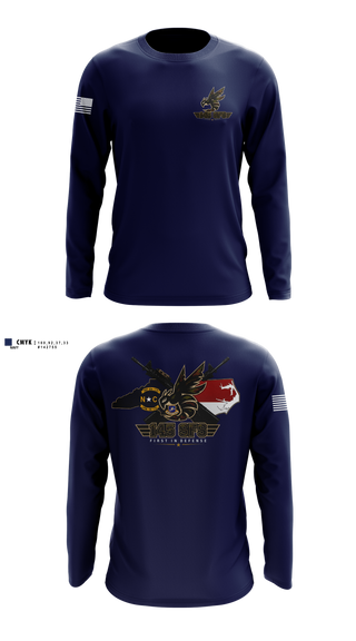 Long Sleeve Performance Shirt, 145 SFS, Air Force, Teamtime, Team time, sublimation, custom sports apparel, team uniforms, spirit wear, spiritwear, sports uniforms, custom shirts, team store, custom team store, fundraiser sports, apparel fundraiser