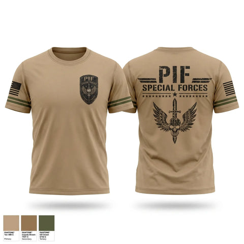 Old School Cotton Feel Shirt, PIF, Army, Teamtime, Team time, sublimation, custom sports apparel, team uniforms, spirit wear, spiritwear, sports uniforms, custom shirts, team store, custom team store, fundraiser sports, apparel fundraiser