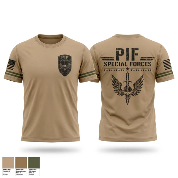 Old School Cotton Feel Shirt, PIF, Army, Teamtime, Team time, sublimation, custom sports apparel, team uniforms, spirit wear, spiritwear, sports uniforms, custom shirts, team store, custom team store, fundraiser sports, apparel fundraiser