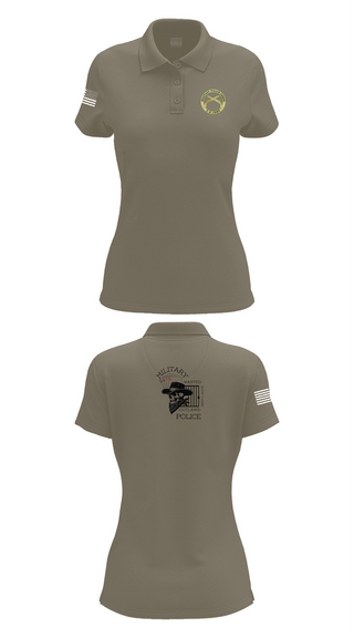 Womens Short Sleeve Performance Polo, 3RD PLATOON OUTLAWS, Army, Teamtime, Team time, sublimation, custom sports apparel, team uniforms, spirit wear, spiritwear, sports uniforms, custom shirts, team store, custom team store, fundraiser sports, apparel fundraiser