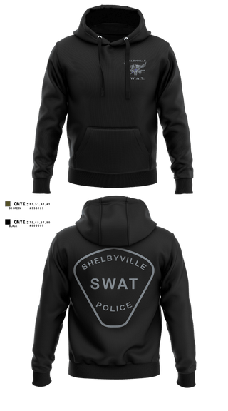 Hoodie, Shelbyville SWAT, Police, Teamtime, Team time, sublimation, custom sports apparel, team uniforms, spirit wear, spiritwear, sports uniforms, custom shirts, team store, custom team store, fundraiser sports, apparel fundraiser