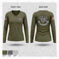 Bedford County Sheriff SWAT 54798804 Women's Long Sleeve V-neck Shirt - 1