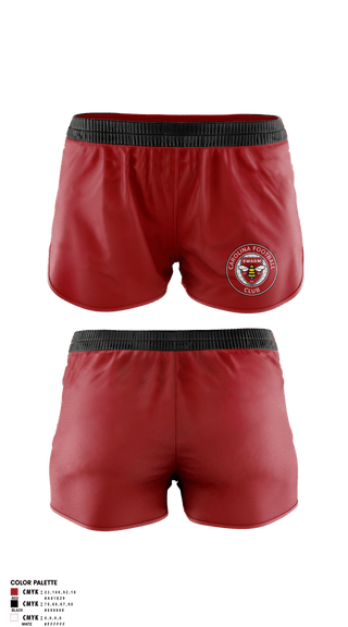Womens Soccer Shorts, CFC SWARM, Women's Soccer, Teamtime, Team time, sublimation, custom sports apparel, team uniforms, spirit wear, spiritwear, sports uniforms, custom shirts, team store, custom team store, fundraiser sports, apparel fundraiser
