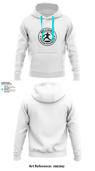 Hoodie, Williams Pitching Performance, Baseball, Teamtime, Team time, sublimation, custom sports apparel, team uniforms, spirit wear, spiritwear, sports uniforms, custom shirts, team store, custom team store, fundraiser sports, apparel fundraiser