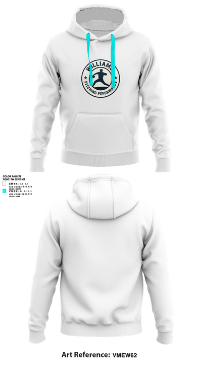 Williams Pitching Performance 64942195 Hoodie - 1