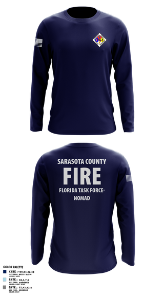 Long Sleeve Performance Shirt, Sarasota County Fire Department, , Teamtime, Team time, sublimation, custom sports apparel, team uniforms, spirit wear, spiritwear, sports uniforms, custom shirts, team store, custom team store, fundraiser sports, apparel fundraiser