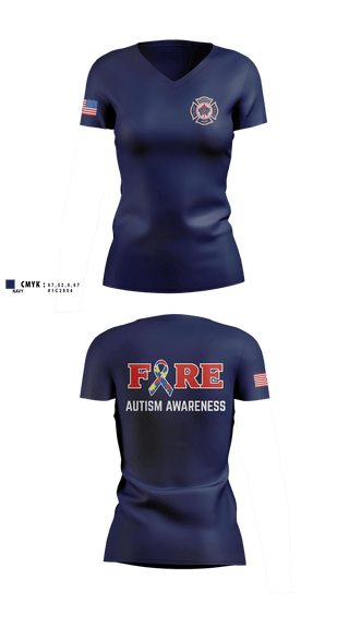 Womens Short Sleeve Vneck Shirt, Maplewood Fire department, Fire Department, Teamtime, Team time, sublimation, custom sports apparel, team uniforms, spirit wear, spiritwear, sports uniforms, custom shirts, team store, custom team store, fundraiser sports, apparel fundraiser