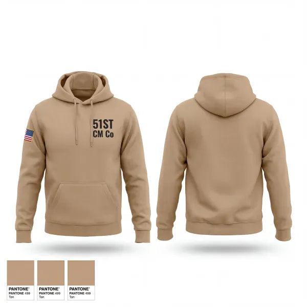 Hoodie, 51ST CM Co, Army, Teamtime, Team time, sublimation, custom sports apparel, team uniforms, spirit wear, spiritwear, sports uniforms, custom shirts, team store, custom team store, fundraiser sports, apparel fundraiser