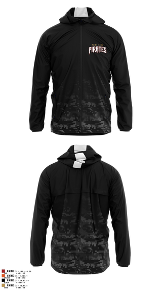 Windbreaker, Port City Pirates, Baseball, Teamtime, Team time, sublimation, custom sports apparel, team uniforms, spirit wear, spiritwear, sports uniforms, custom shirts, team store, custom team store, fundraiser sports, apparel fundraiser