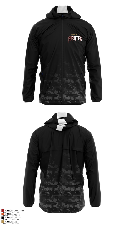 Port City Pirates Windbreaker - 3