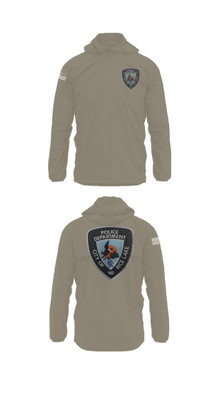 Windbreaker, Rice Lake Police Department, Police, Teamtime, Team time, sublimation, custom sports apparel, team uniforms, spirit wear, spiritwear, sports uniforms, custom shirts, team store, custom team store, fundraiser sports, apparel fundraiser