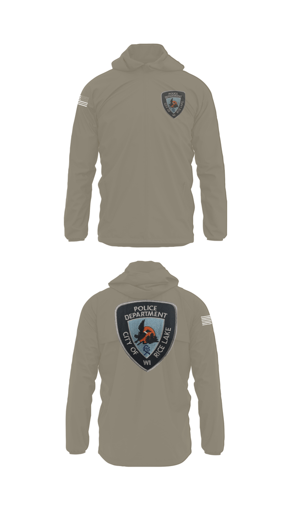 Windbreaker, Rice Lake Police Department, Police, Teamtime, Team time, sublimation, custom sports apparel, team uniforms, spirit wear, spiritwear, sports uniforms, custom shirts, team store, custom team store, fundraiser sports, apparel fundraiser