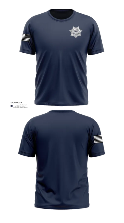 Coalinga Police Department Short Sleeve Performance Shirt - 23