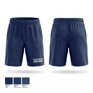 Athletic Shorts With Pockets, DEPARTMENT OF AIRFORCE, Police, Teamtime, Team time, sublimation, custom sports apparel, team uniforms, spirit wear, spiritwear, sports uniforms, custom shirts, team store, custom team store, fundraiser sports, apparel fundraiser
