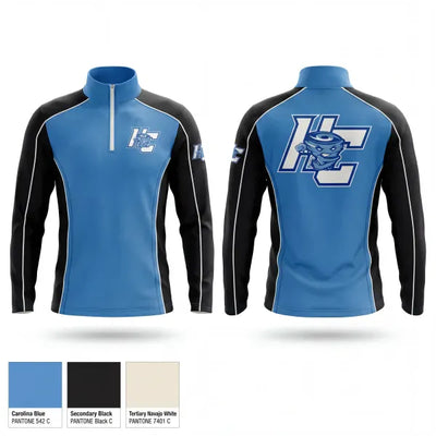 Hampton County Track and Field 4474456 Quarter Zip Jacket - 1