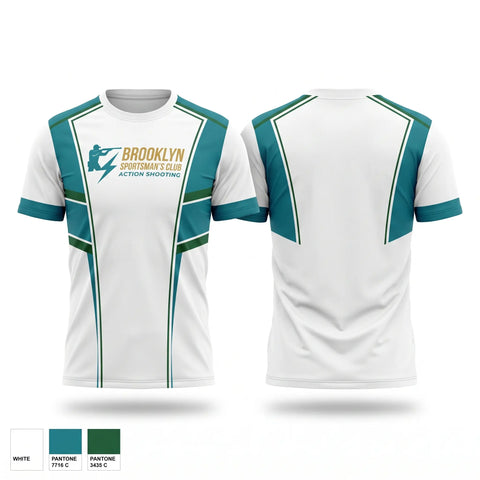 Short Sleeve Performance Shirt, Brooklyn Sportsman’s Club Action Shooting, , Teamtime, Team time, sublimation, custom sports apparel, team uniforms, spirit wear, spiritwear, sports uniforms, custom shirts, team store, custom team store, fundraiser sports, apparel fundraiser