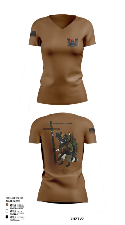 441st Engineer Company 97843489 Women's Short Sleeve V-neck Shirt - 108