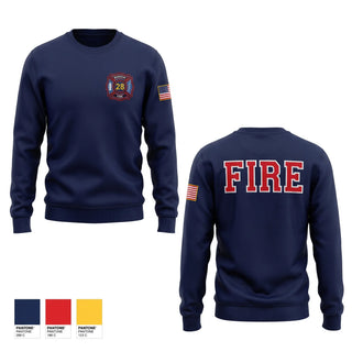 Crew Neck Sweatshirt, bangor b crew, Fire Department, Teamtime, Team time, sublimation, custom sports apparel, team uniforms, spirit wear, spiritwear, sports uniforms, custom shirts, team store, custom team store, fundraiser sports, apparel fundraiser