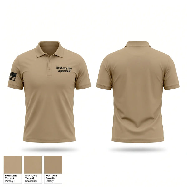 Short Sleeve Performance Polo, Newberry Fire Department, Fire Department, Teamtime, Team time, sublimation, custom sports apparel, team uniforms, spirit wear, spiritwear, sports uniforms, custom shirts, team store, custom team store, fundraiser sports, apparel fundraiser