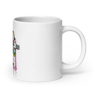 Bussy Squad 89240186 White Glossy Mug - Small